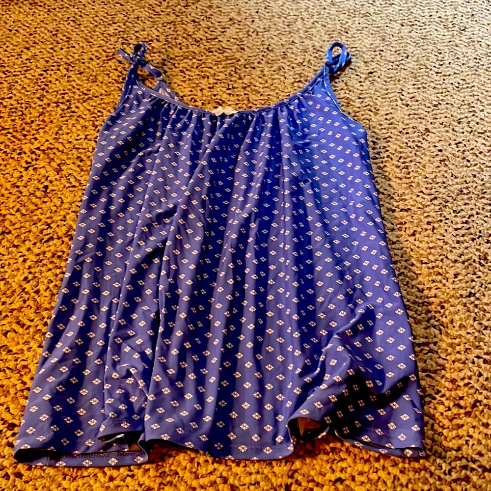 Blue and white Camisole